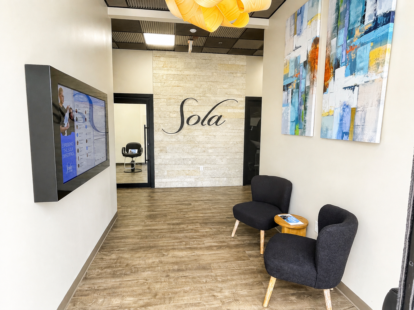 Sola Salons location lobby
